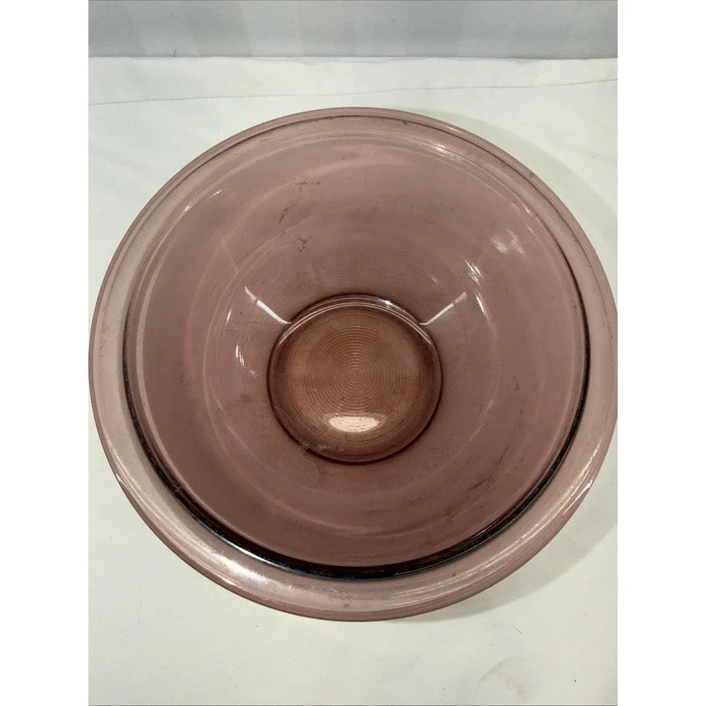 Vintage Pyrex Corning Visions Cranberry 1‎ Liter Mixing Bowl Complete Your Set